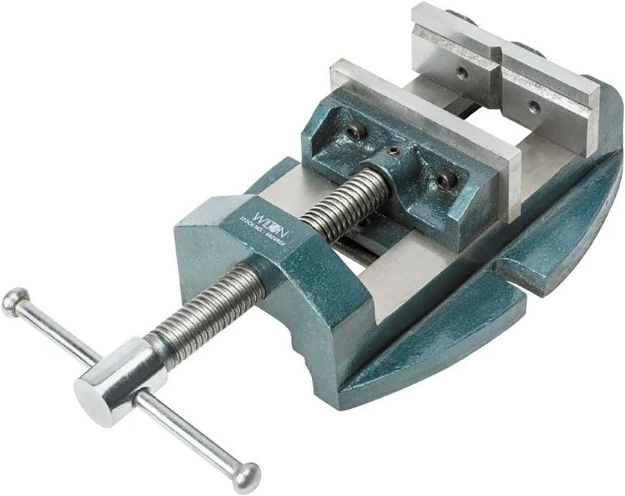Wilton Versatile Drill Press Vise, 4" Jaw Width, 4" Max Jaw Opening, Continuous Nut (Model 1345)