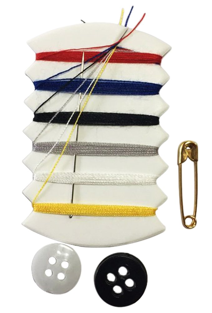 Travelwell, kit da cucito compatto confezionato singolarmente, confezione da 100 set per valigetta di articoli da toeletta Amenities serie Paesaggio