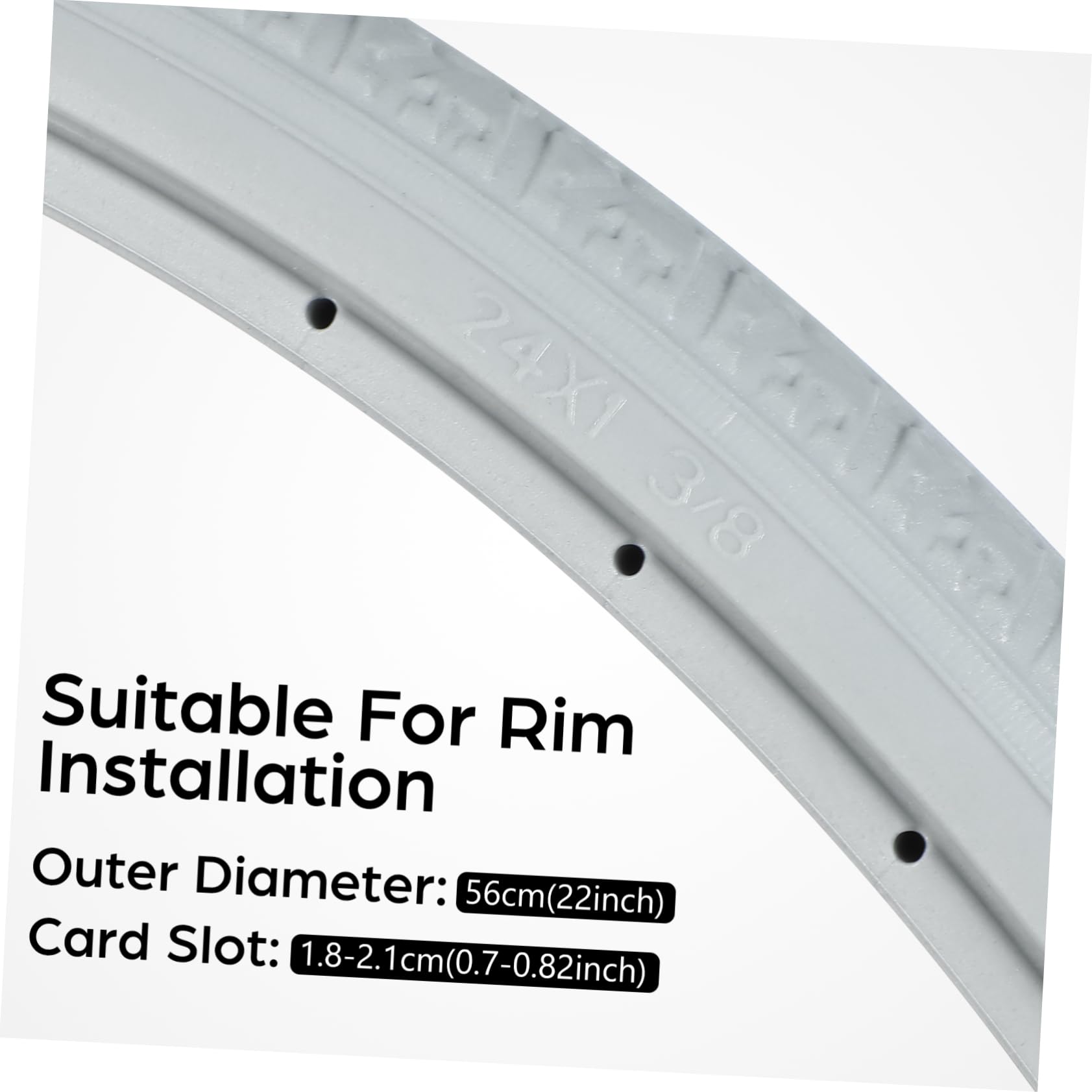 Rollstuhl Zubehör Pu Vollreifen für Rollstuhl Pannensicher ohne Luft 24 Zoll Vorne und Hinten Geeignet als Ersatzrad | Langlebiges Pu Material, für Vorder und Hinterrad Geeignet, Luftloses Vollgummi Design