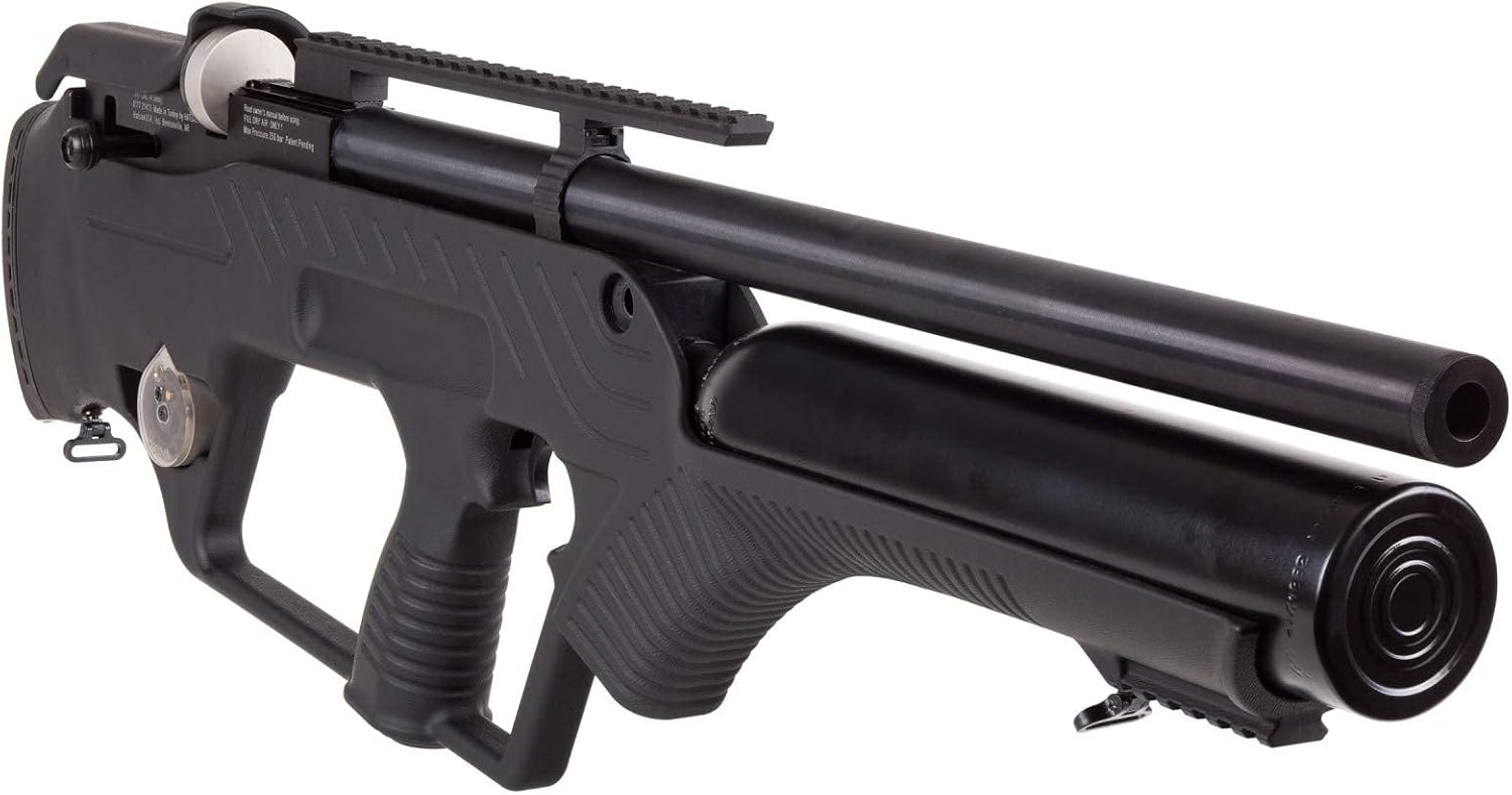 Wearable4U Hatsan BullMaster Semi-Auto PCP .25 Cal Air Rifle with Included 100x Paper Targets and 150x .25cal Pellets Bundle