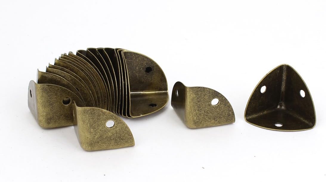 uxcell Triangle Box Case Edge Corner Protector Bracket 20