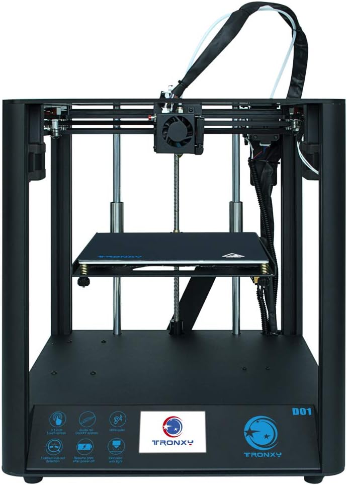 Fast Assembly 3D Printer TRONXY D01 with Industrial Linear Guide and Titan Extruder, Print Size 220x220x220mm