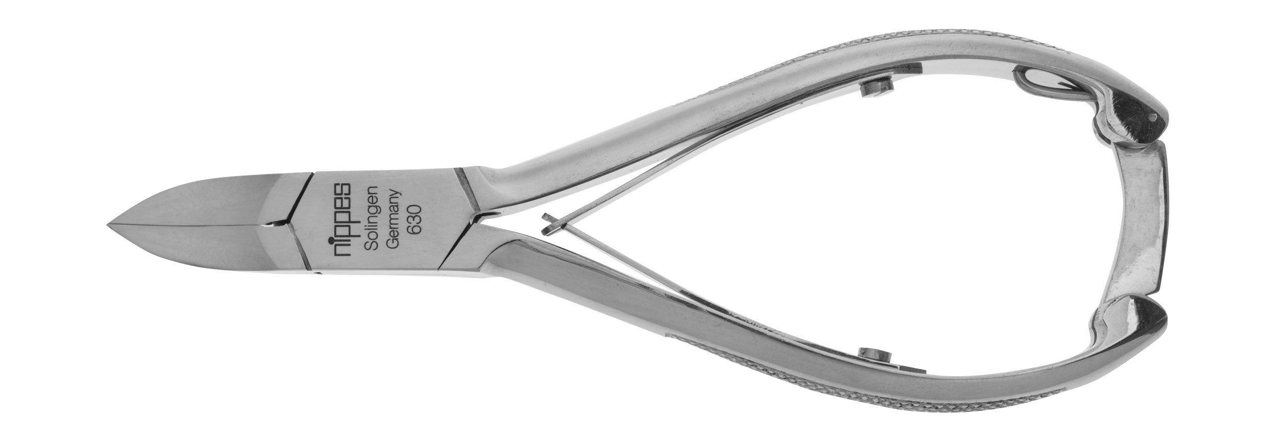 Nippes Solingen - Pinzas para pedicura, 1 pieza, acero niquelado, 14 cm