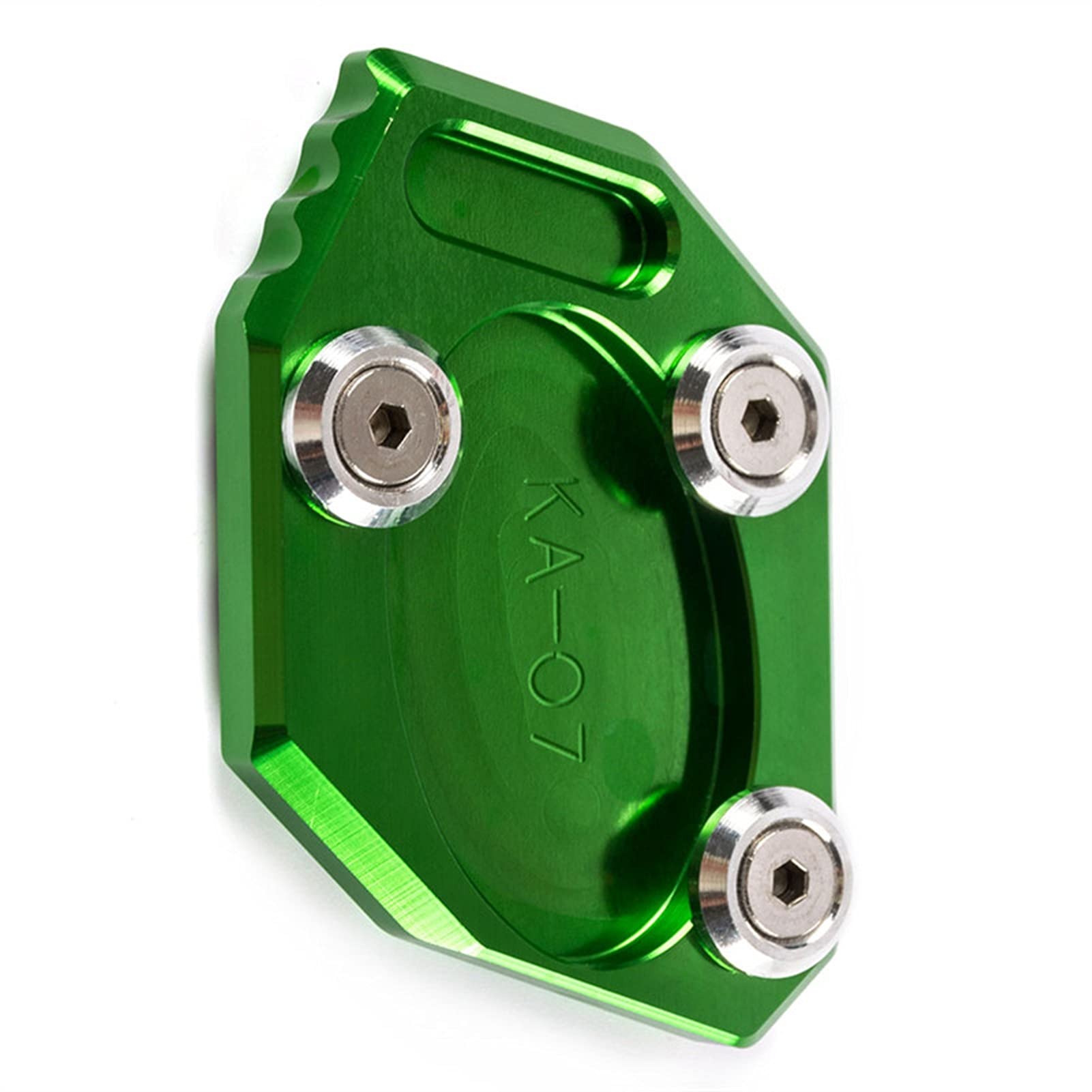 Plaque D'Agrandissement Béquille Latérale Ninja 300 (2013-2019) - Aluminium Antidérapant, Améliore La Stabilité