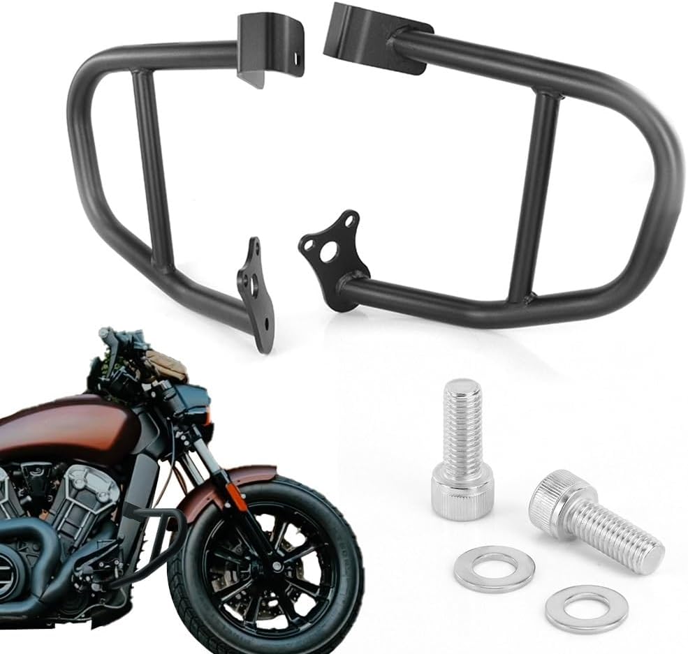 Engine Guard Crash Bars for Scout for Rogue Sixty for Bobber Twenty/Sixty ABS/100th Anniversary Motorcycle Steel Engine Guard Frame Highway Crash Bars Motorbike Crash Bar Bumper