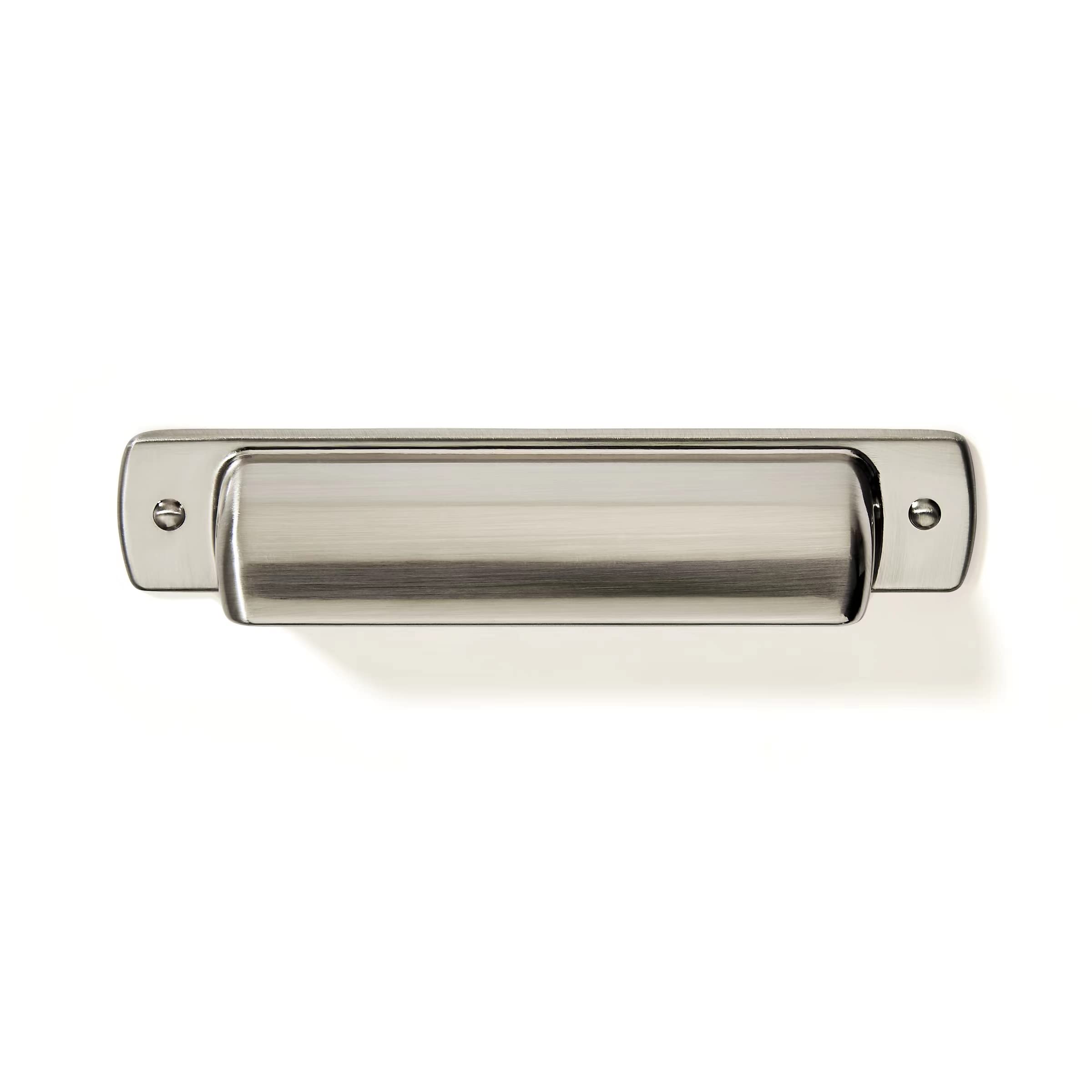 KHTUMEWARE-FX263.76SN10 Brushed Nickel Cabinet Pulls CTC 3 in (76 mm) 10-Pack in Brushed Nickel — KHTUMEWARE