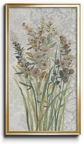 Miniatura 19 de Renditions Gallery Feeling Wild II - Impresiones botánicas modernas para decoración de pared, 16 x 28 pulgadas, marco dorado, arte de pared floral