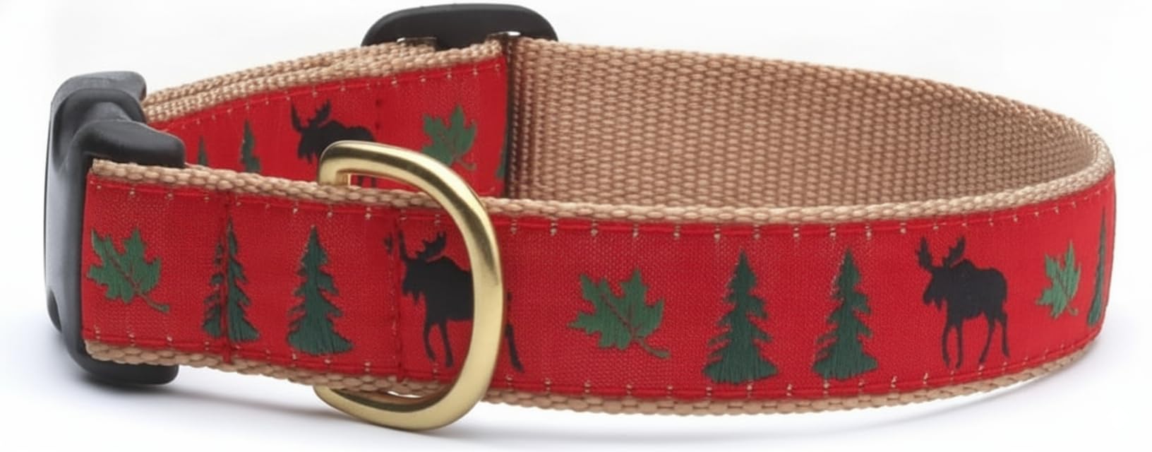 Collier pour chien anti-irritation Up Country M motif élan résistant et léger
