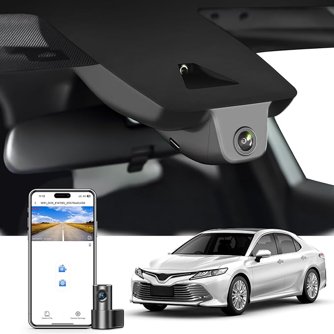 Amazon.com: Mangoal Front 4K & Rear 1080p Dash Cam Custom fit for ...