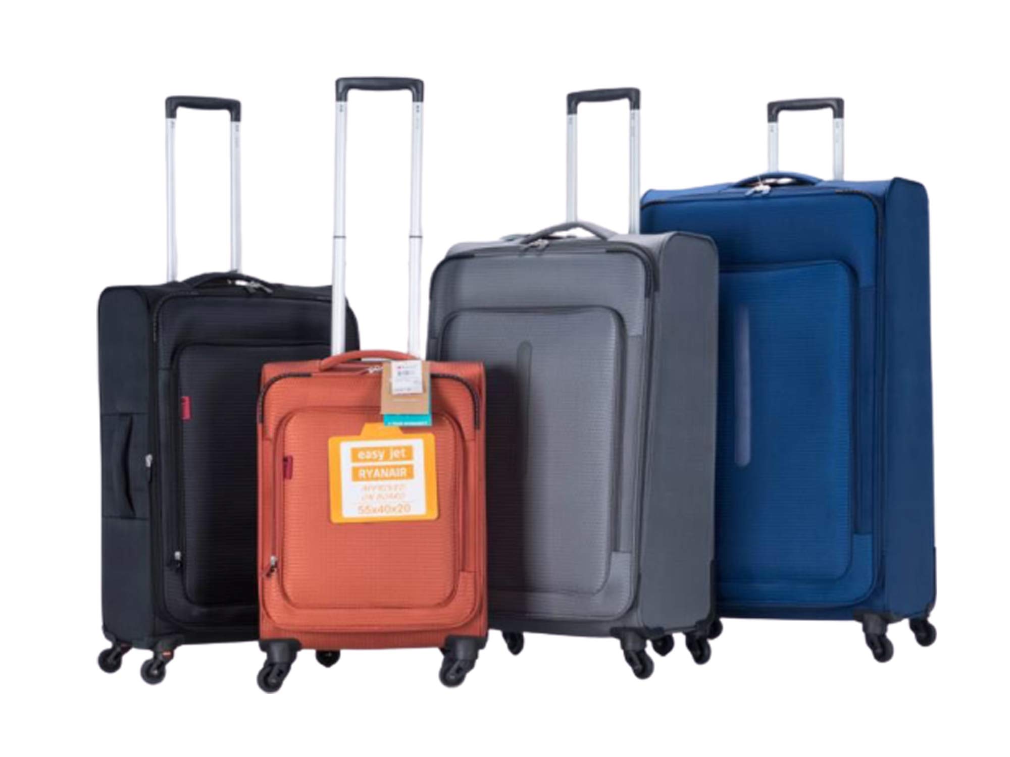 S,M,L,XL Lightweight Stylish Sturdy Suitcase Luggage Travel Bag Trolley (Black, 26)