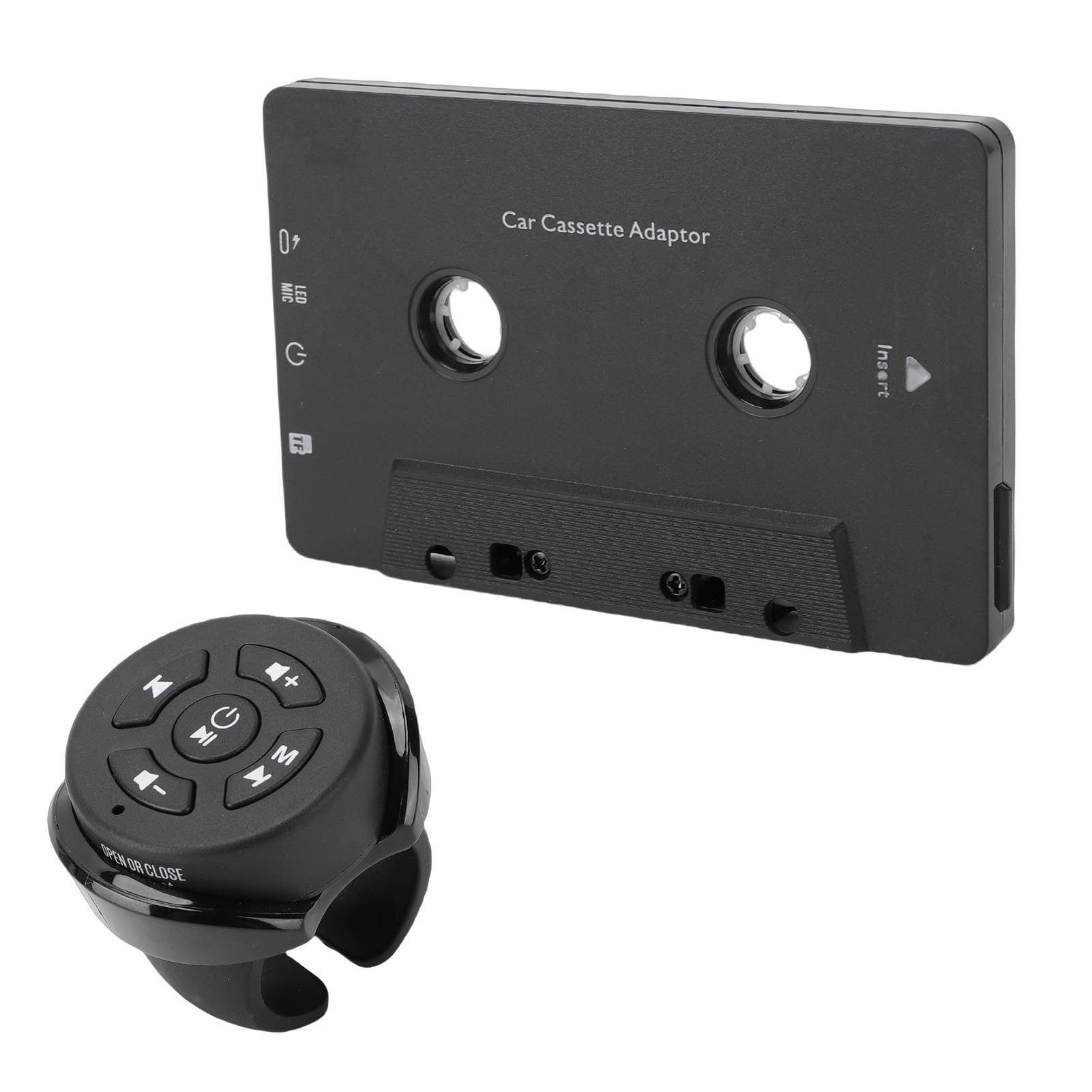 VBESTLIFE Ricevitore di Cassette Audio Bluetooth 5.1 per Auto, Lettore di Cassette Bluetooth, Adattatore Aux per Wireless con Chiamata in Vivavoce