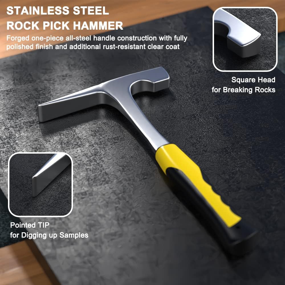 Crack the Earth: Review of the Geology Rock Pick Hammer Kit for Enthusiasts