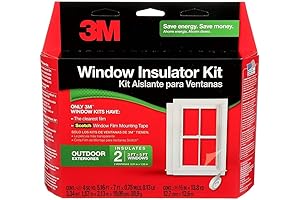 3M Window Insulation Kit: Crystal Clear Shield Against Heat and Cold