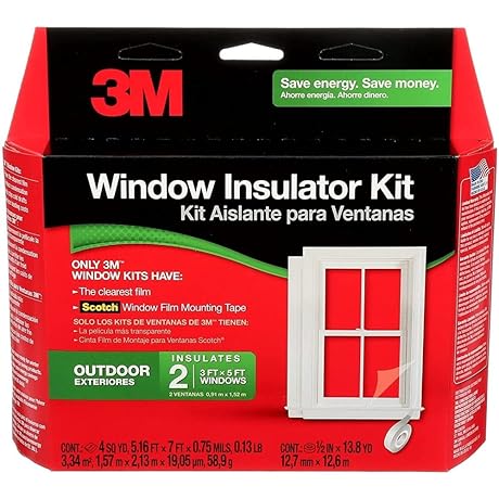 3M Window Insulation Kit: Crystal Clear Shield Against Heat and Cold