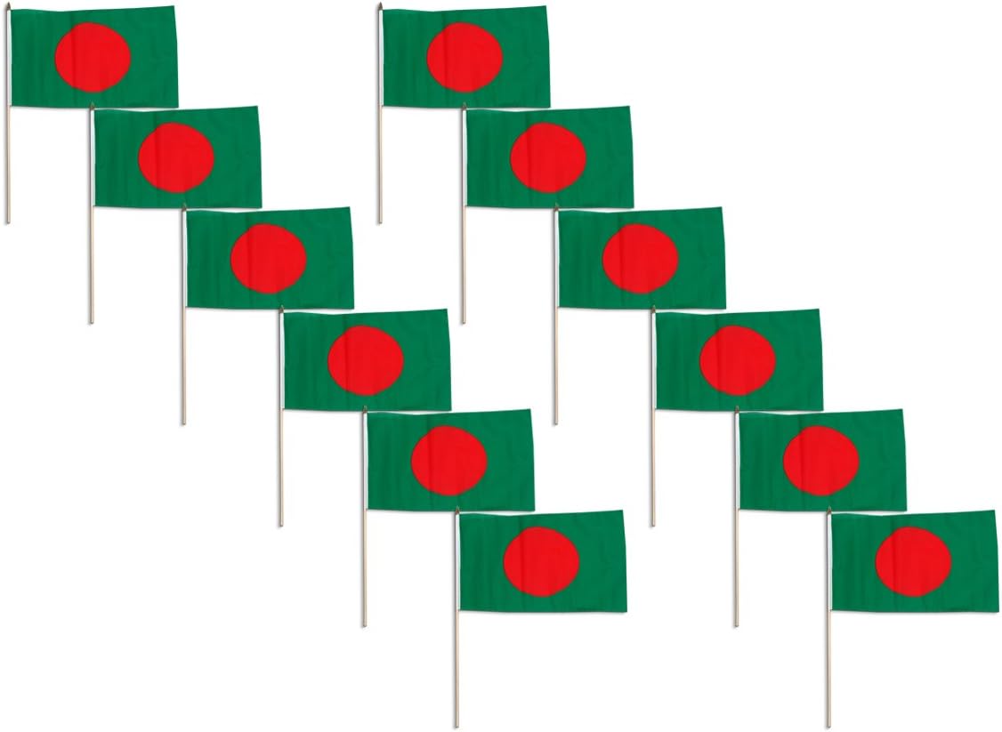 Bangladesh 12 x 18 Inch Flag - 12 PK