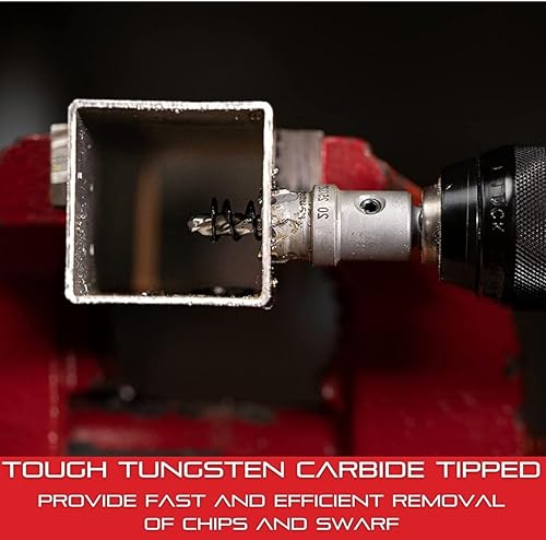 Miniatura 107 de Starrett Sierra de agujero de grano de diamante, ideal para perforar agujeros de diámetro pequeño, diámetro de 4-1/8 pulgadas, profundidad de corte