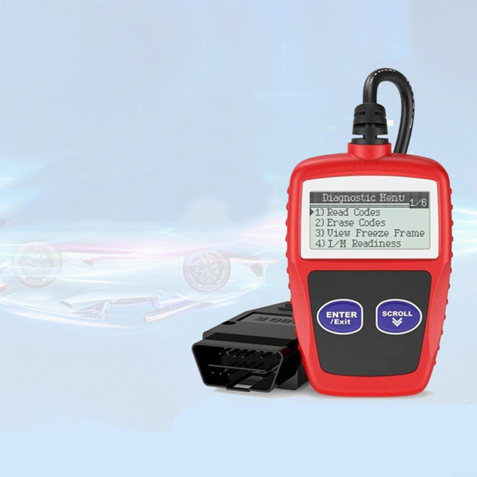 Strumento diagnostico automobilistico per scanner MS 309 OBD, legge e cancella DTC, codici in sospeso, dati di visualizzazione, stato di prontezza I/M