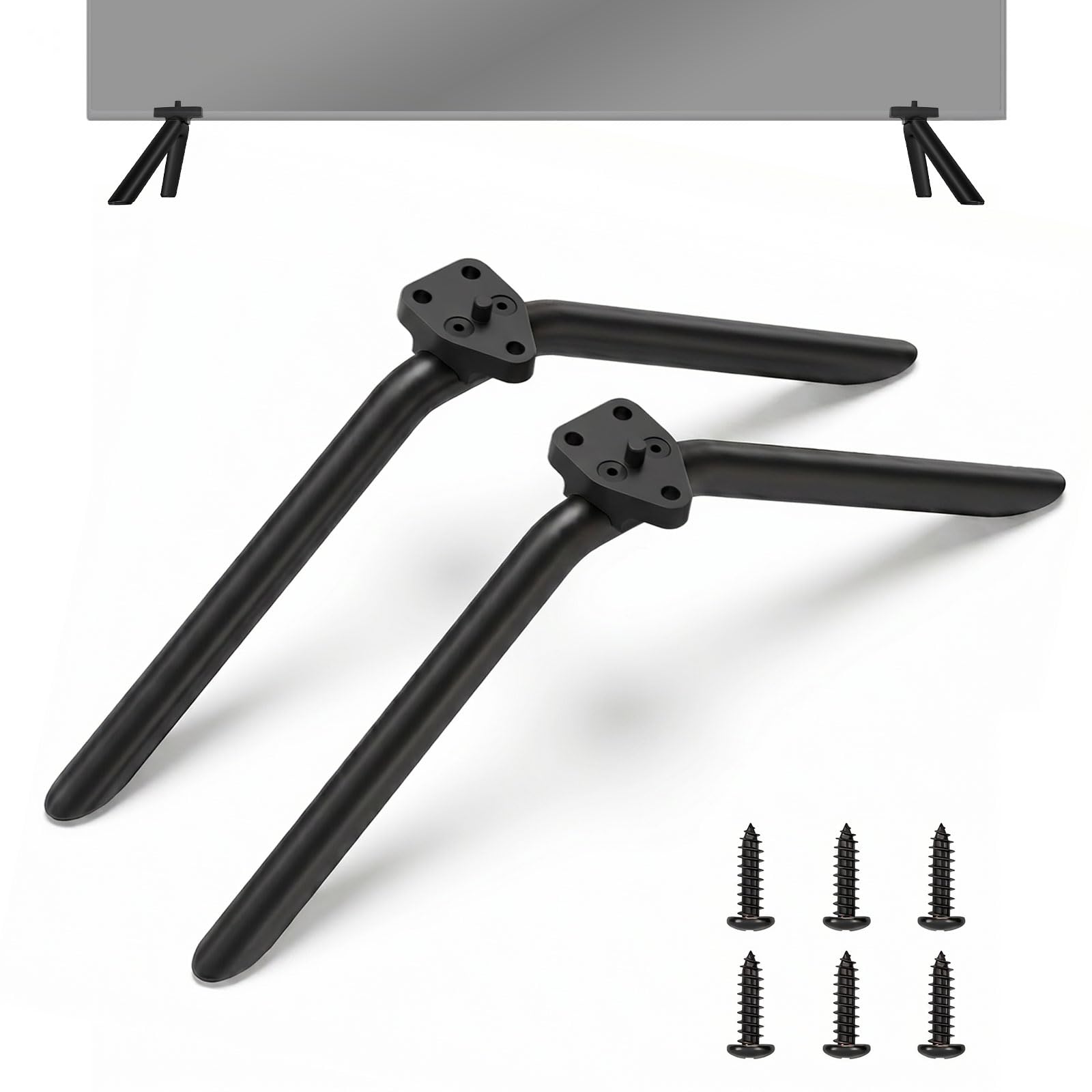 Roku6⭐︎ 様 NEUTRALWORKS. KSU62141 8足セット Amazon.com: Metal TV Stand Legs Only for Onn Roku TV 100012587