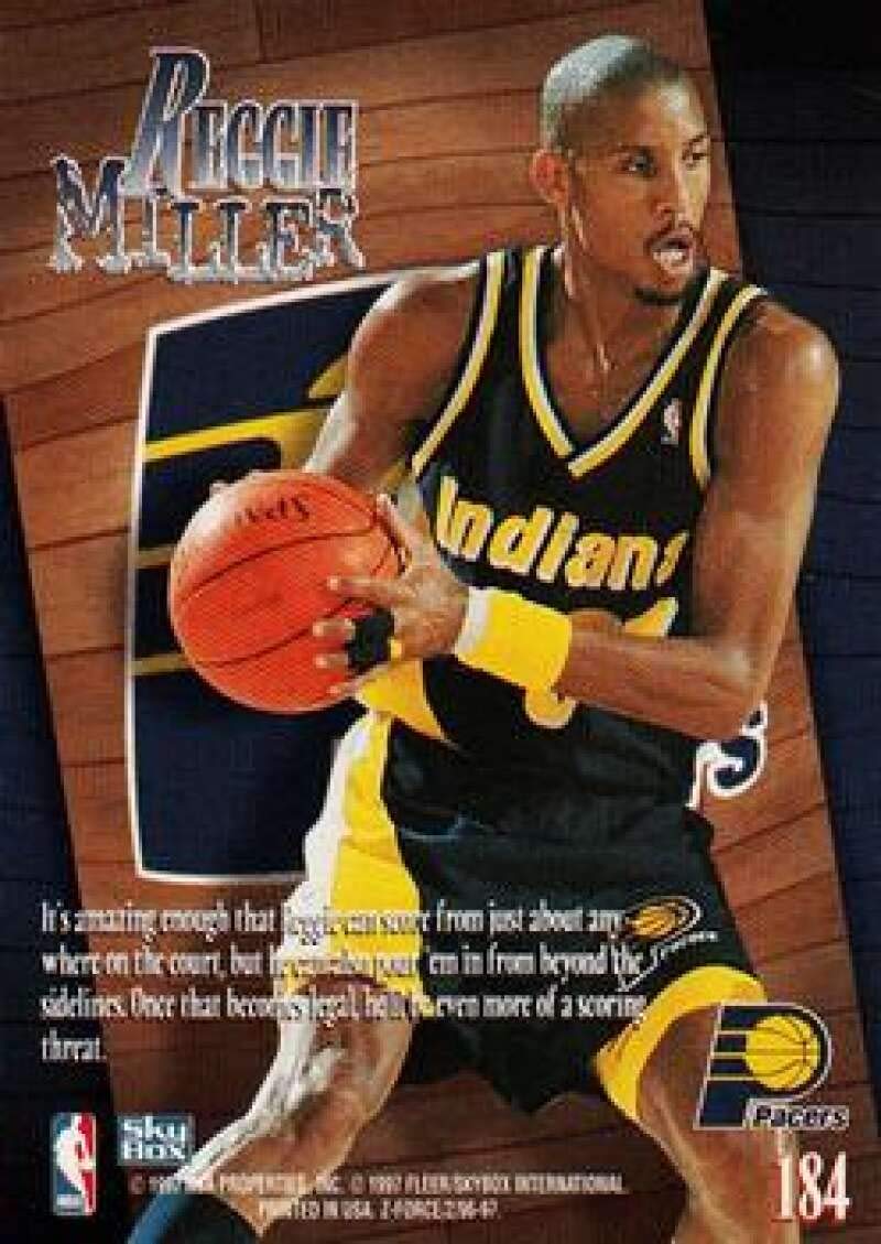Amazon.com: 1996-97 SkyBox Z-Force Series 2 Basketball #184 Reggie