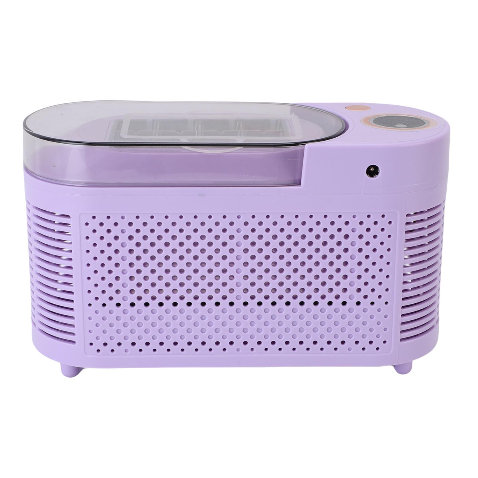 Fdit Máquina de Hielo Portátil Máquina de Hielo Compacta para Encimera 8 Cubos en 10-15 Minutos con Materiales ABS SUS de Potencia de 120 W, para Uso en Automóvil de Viaje en Casa (Enchufe de la UE)