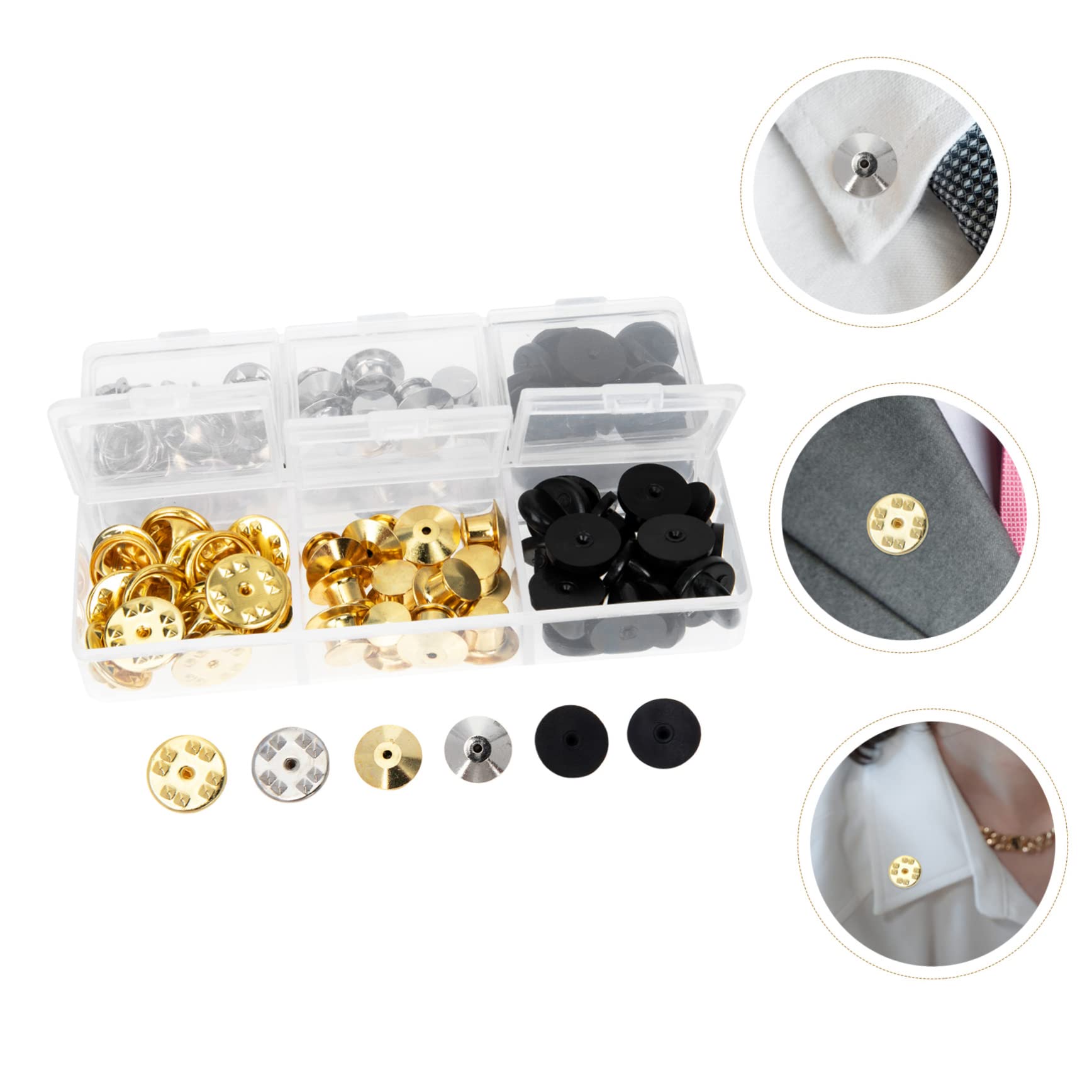 NUOBESTY 252stücke Teiliges Mit Dekorativen Metall-pin-haltern Für Anstecknadeln Und Krawatten Vielseitig Für -bastelprojekte Hochzeiten Und Feierlichkeiten