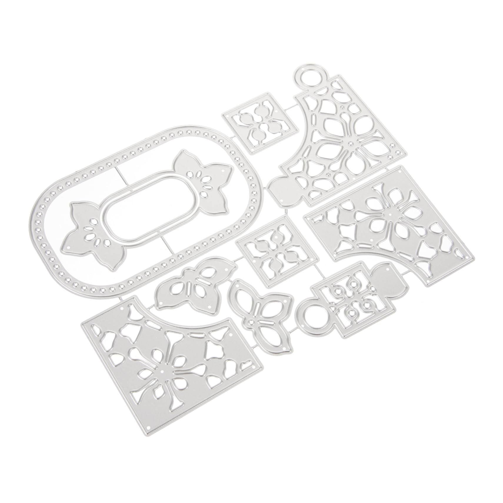 Operitacx 5 Piezas de Diy de para Scrapbooking y Decoración de Tarjetas Plantilla Metalizada para Manualidades y Álbumes para Proyectos