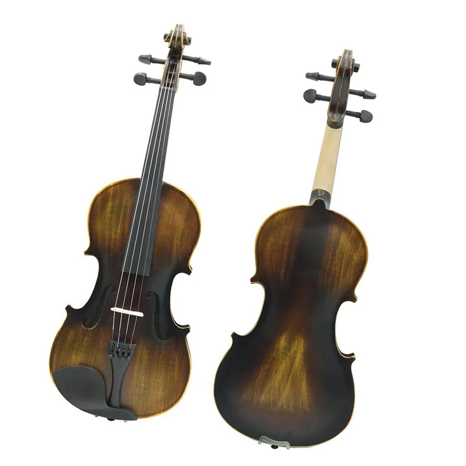 Violini Violino in legno massello di tiglio opaco con custodia per violino Accessori per arco Strumenti a corda Violino acustico 4/4