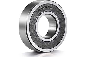 10 Pack R8-2RS Deep Groove Ball Bearings, 1/2 Inch x 1-1/8 Inch...