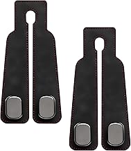 ZIGefofo 2 Pezzi Gancio Doppio per Sedile Posteriore Auto Universali Car Seat Hooks for Headrest Gancio di Stoccaggio dello Schienale del Seggiolino Auto Ganci Poggiatesta Auto per Borse Nero