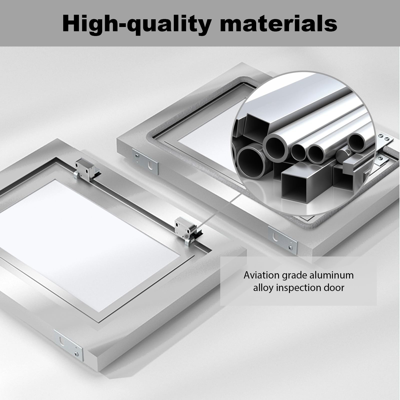 Porta di accesso magnetica per cartongesso, pannello nascosto per impianti idraulici e riscaldamento, facile accesso ai cavi nascosti, design galvanizzato, perfetto per la ristrutturazione della casa