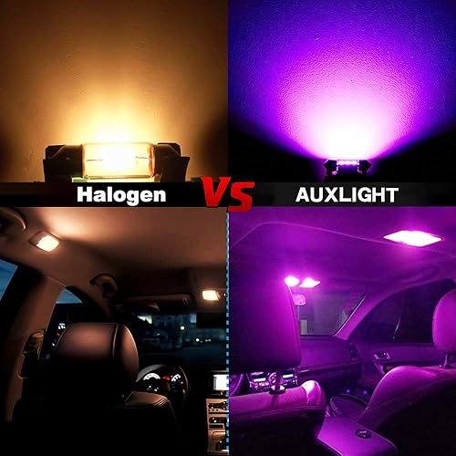 Miniatura 151 de AUXLIGHT DE3175 DE3021 6418 6411 211-2 212-2 578 569 Canbus Bombillas LED de luz interior sin errores 6000K Xenon Blanco, Super brillante 6SMD chips