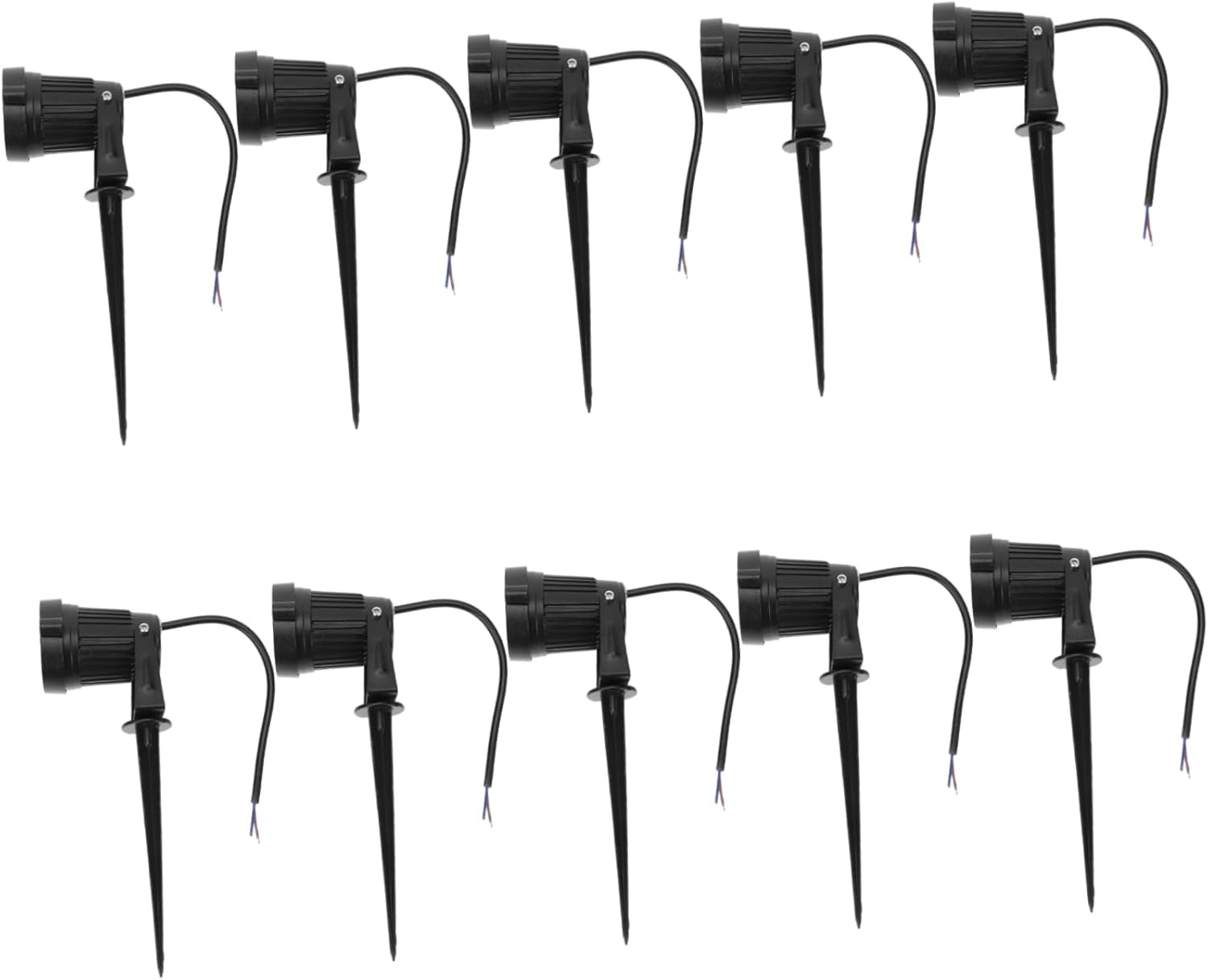 Gadpiparty 10pcs In-ground Led Lawn Lights Decorative Outdoor Landscape Lighting for Garden Pathway Easy to Install Rated Brightness Light