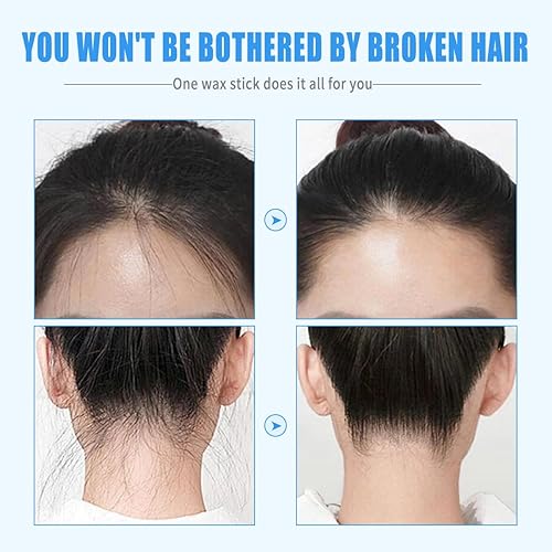 Miniatura 5 de Barra de cera para el cabello, barra de cera para pelucas, palitos de cera, agarre fuerte, no graso, palillo de pomada para el cabello, 2.7 onzas