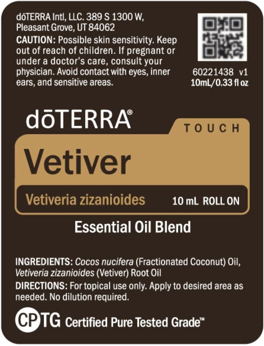 doTERRA Vetiver Touch Essential Oil 10 ml