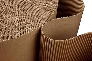 MARC Brown packing Cardboard Roll, Corrugated roll140 GSM 20 Mtr X 25 inchs
