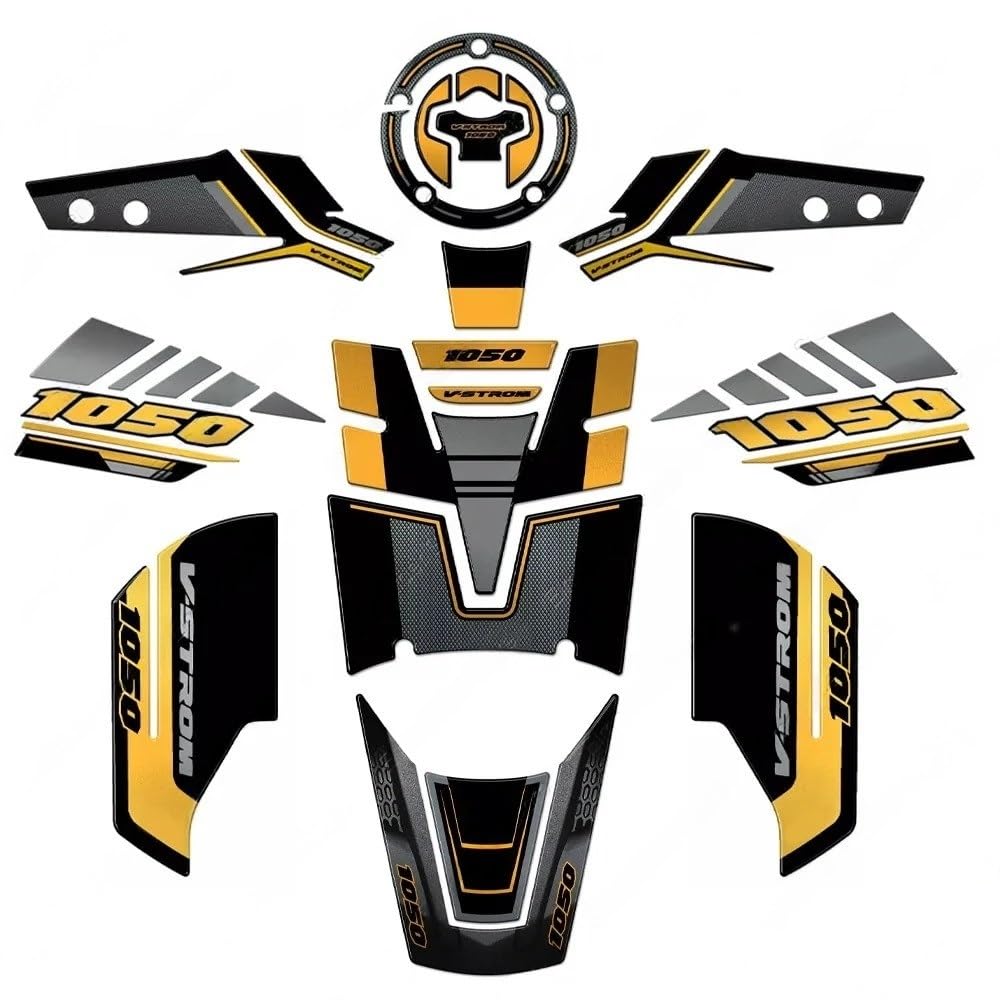Motorbike Tank Pads Motorcycle Protective Sticker Tank Pad Stickers Kit for V-Strom 1050 XT 2022 Fuel Tank Protector