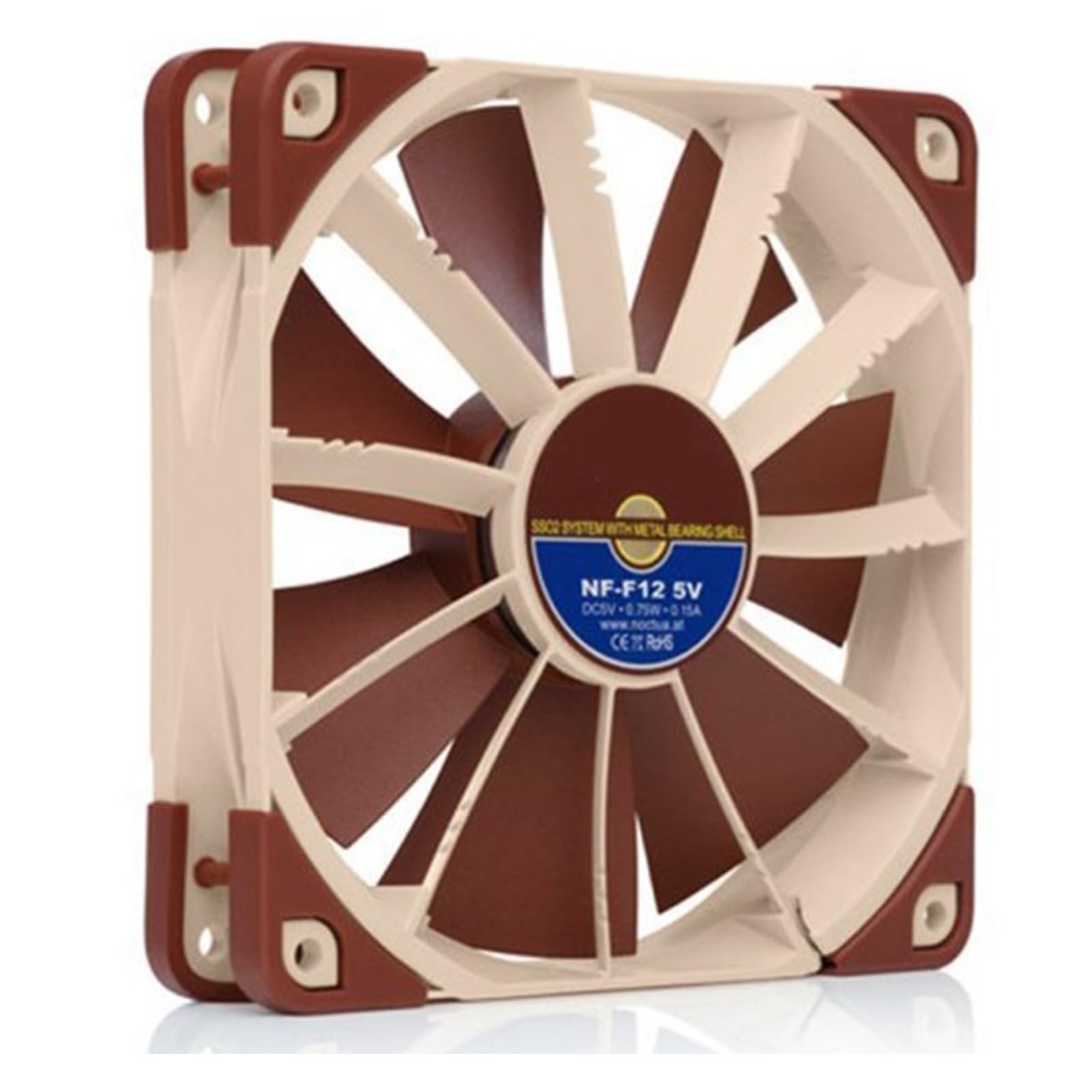 1 ventola brushless per case da 120 mm, 5 V, 4 pin, 1500 giri/min, basso raffreddamento per server desktop/radiatore di raffreddamento ad acqua, ventola adattatore basso