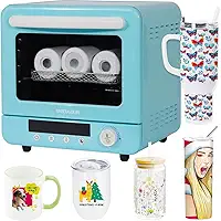 Prensa Forno 3d Para Sublimação Quatro Canecas Mecolour Cor Azul 20L De 11 Onças 20 Litros 127v
