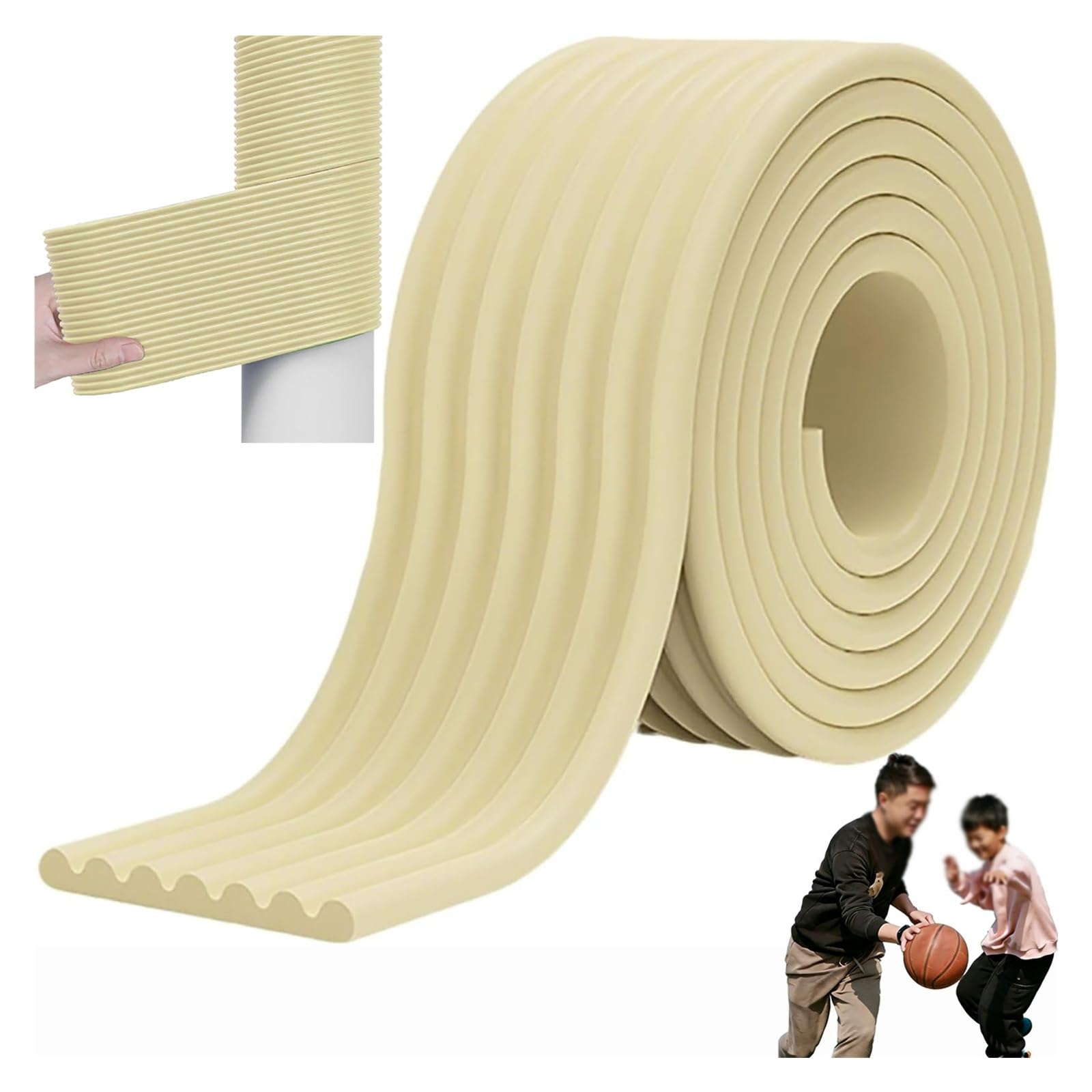 Couverture anti-collision autocollante pour protéger les tubes de musculation