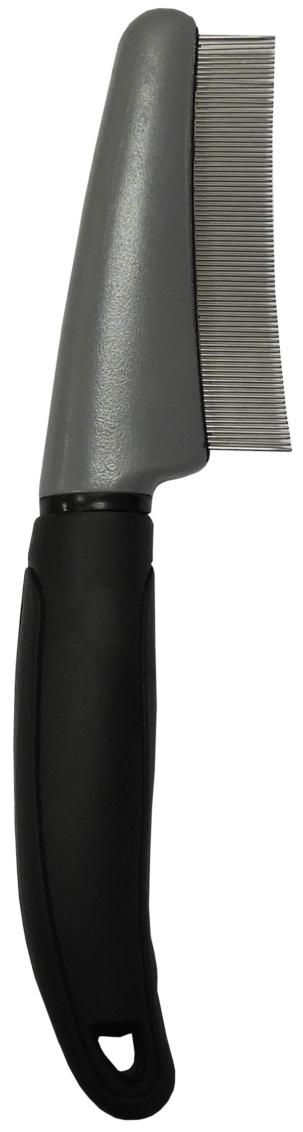 VETOCANIS Peigne Anti-Puces pour Chien, Peigne de Toilettage aux fines dents en Acier Inoxydable.