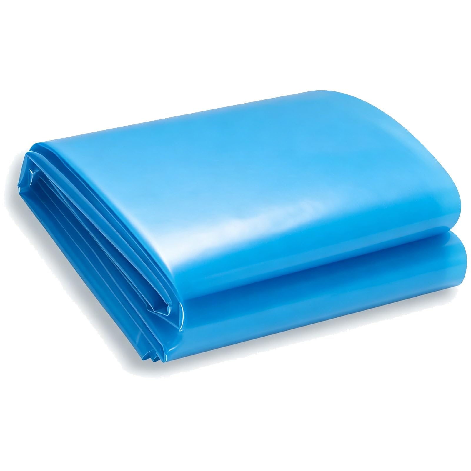Luyckfrazy 2 × 6 m, 3 × 10 m, 4 × 8 m, 6 × 9 m, láminas de Polietileno de Alta Densidad Membrana Impermeable Duradera Revestimiento de Fuente Resistente para estanques al Aire Libre, acuaponia(6x12m)