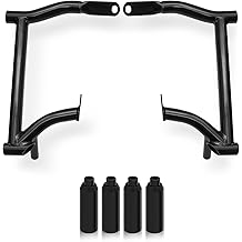 适合哈雷旅行的马鞍包护罩,马鞍包护罩防撞杆支架与 Electra Glide Street Glide Road Glide Road King 2014-2025 兼容,黑色