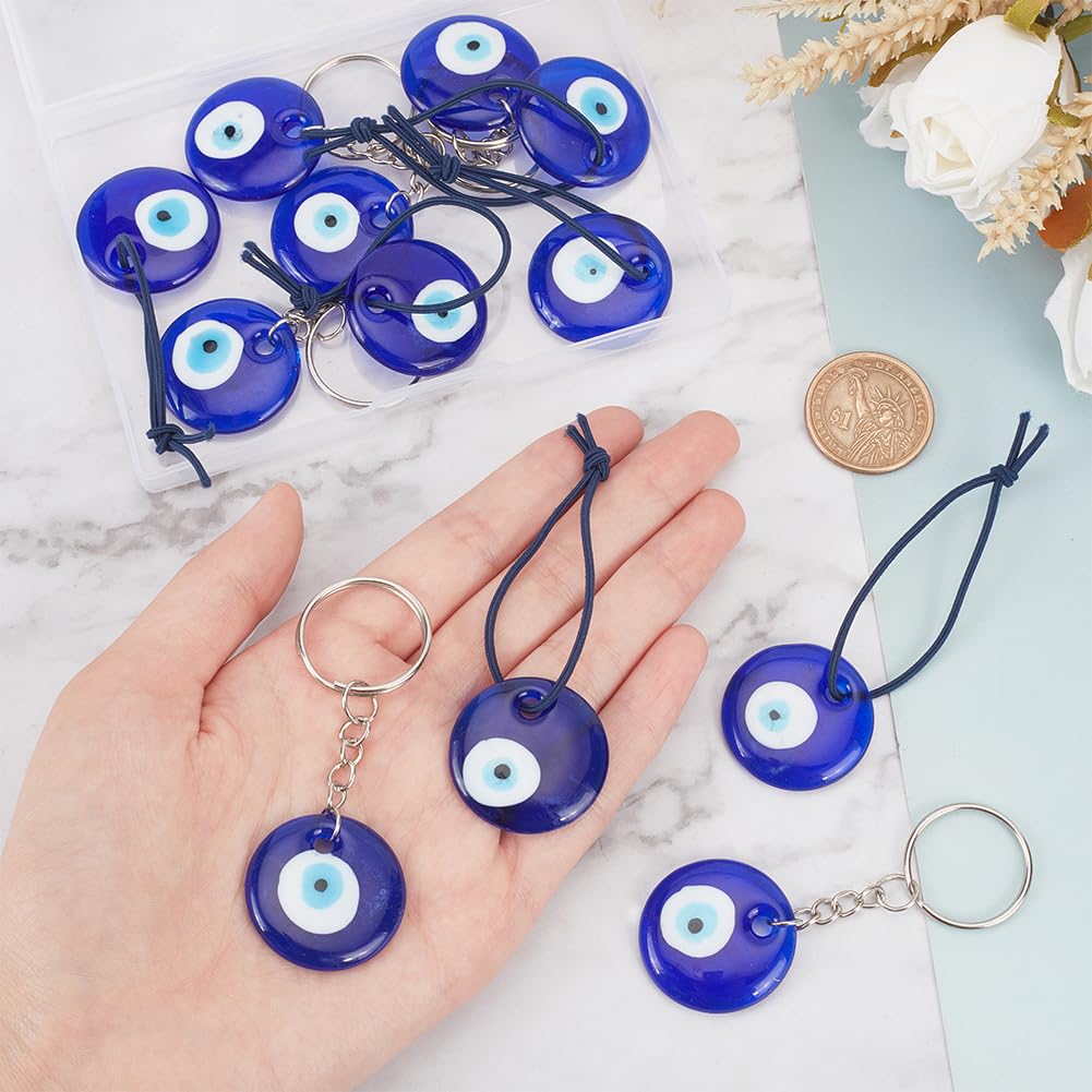 thumbnail: UTMACH 20 Stuks Nazar Boncuk Kralen - 3 Cm Blauw Boze Oog Parels Voor Sieraden En Armbanden