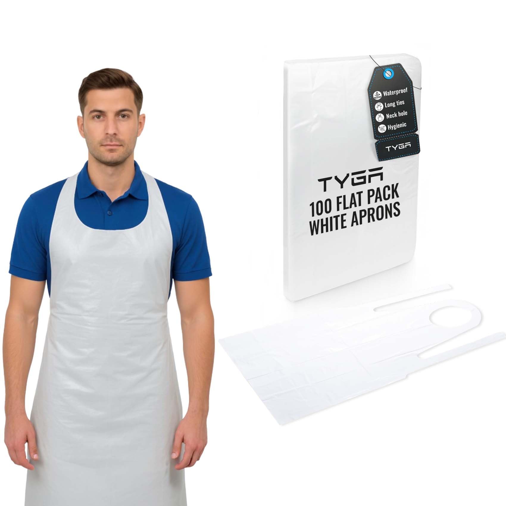 TYGA Disposable Aprons On A Roll, Easy Dispense ... - B&Q