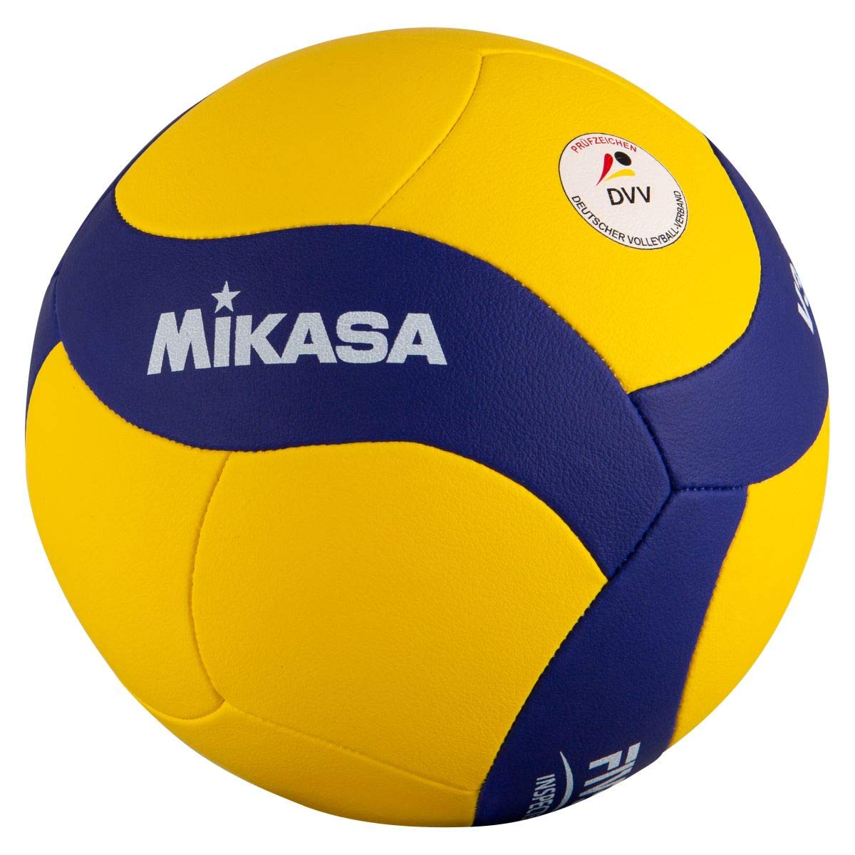 MIKASA W345W Ballon de Volleyball Bleu/Jaune Bleu/Jaune