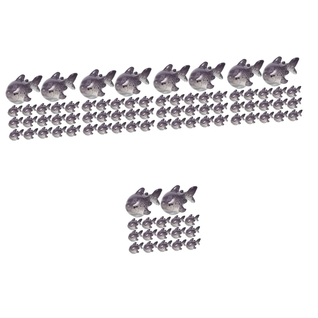 Figurines de petits requins miniatures Toddmomy, cadeau idéal pour anniversaire et fête de mer