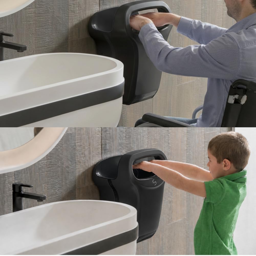 JVD - Sèche-Mains Exp'Air Noir - Matériel Professionnel