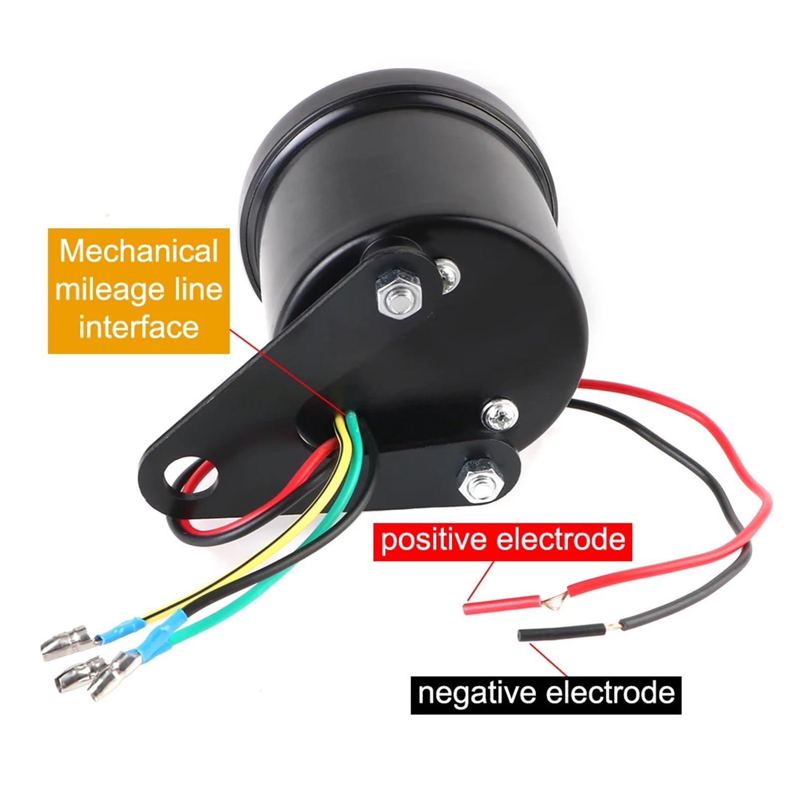 Contagiri Per Moto Con Luce LED, Contachilometri Universale Per Moto, Contachilometri Per Macchinari Indicatore