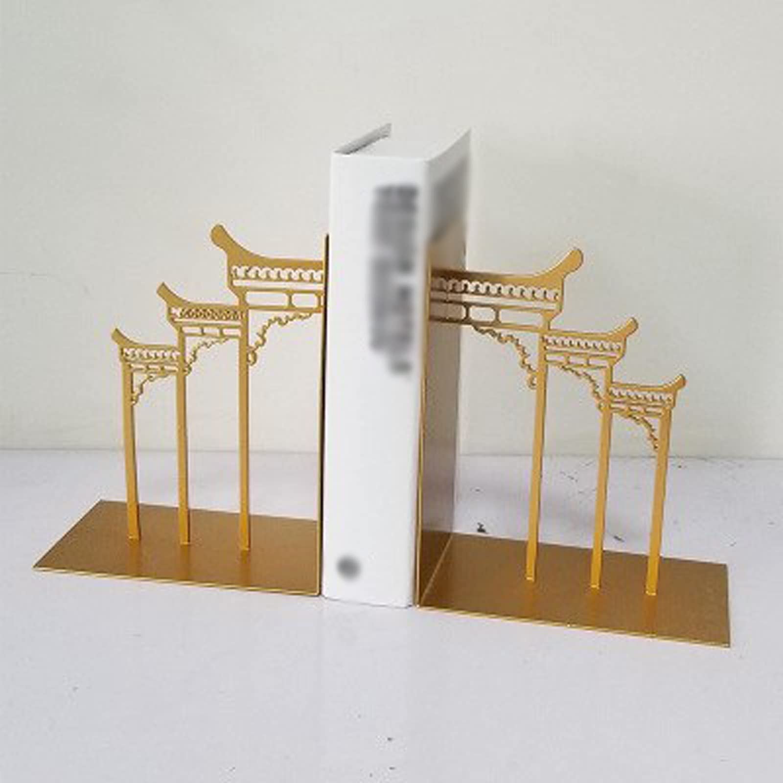 Fermalibri fermalibri in metallo, decorativo, resistente, per scaffali, fermalibri per libri, fermalibri