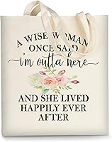 Vista 8 de AUSVKAI Bolsa de lona estética para mujer, lindas bolsas de algodón reutilizables de tela para ir de compras, playa, regalos de moda